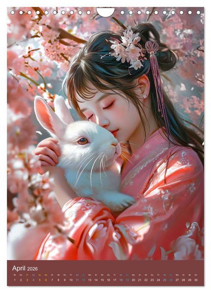Produktbild: Chinesische Tierkreiszeichen - Fantasie-Zodiak im Stil des alten Chinas (Wandkalender 2026 DIN A4 hoch), CALVENDO Monatskalender
