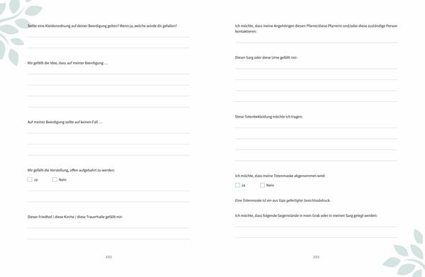Alles, was ihr wissen müsst, wenn ich nicht mehr bin