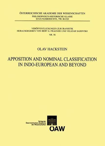 Produktbild: Apposition and Nominal Classification in Indo-European and Beyond