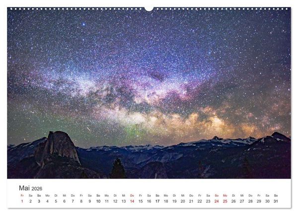 Produktbild: Yosemite - Einzigartige Naturspektakel (hochwertiger Premium Wandkalender 2026 DIN A2 quer), Kunstdruck in Hochglanz