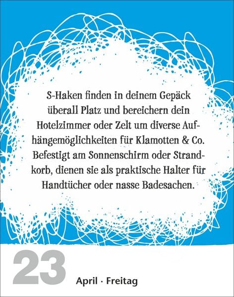 Produktbild: Lifehacks Tagesabrei&szlig;kalender 2027 - Der hilfreichste Kalender aller Zeiten