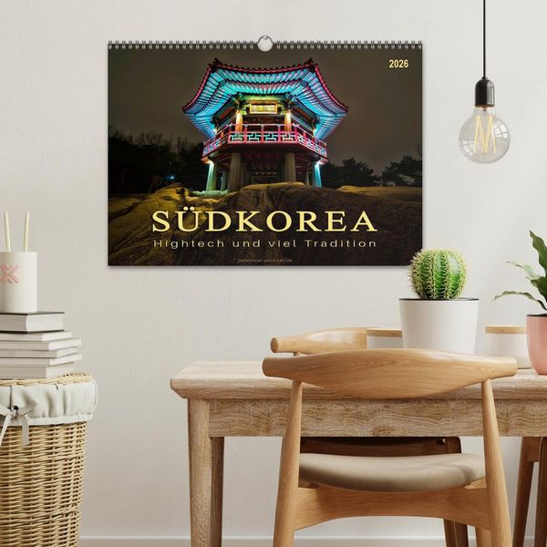 Produktbild: S&uuml;dkorea - Hightech und viel Tradition (Wandkalender 2026 DIN A3 quer), CALVENDO Monatskalender
