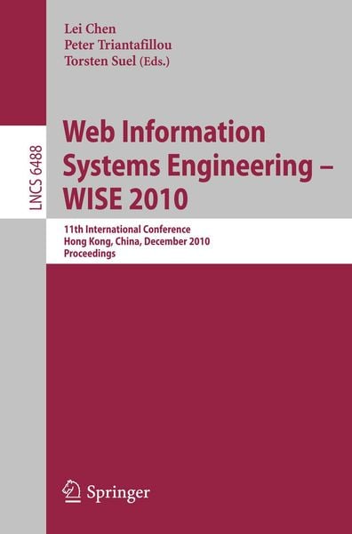 Produktbild: Web Information Systems Engineering - WISE 2010