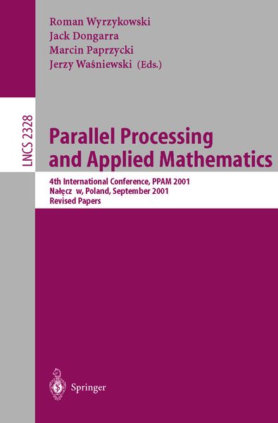 Produktbild: Parallel Processing and Applied Mathematics