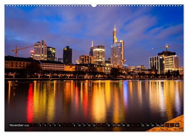 Produktbild: Main Frankfurt (hochwertiger Premium Wandkalender 2026 DIN A2 quer), Kunstdruck in Hochglanz