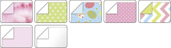 Produktbild: Folia  Faltbl&auml;tter Set BL&Uuml;TEN, 50 Blatt in 15x15cm, 120 Blatt in 7,5x7,5cm