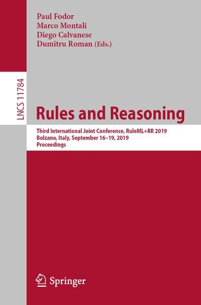 Produktbild: Rules and Reasoning