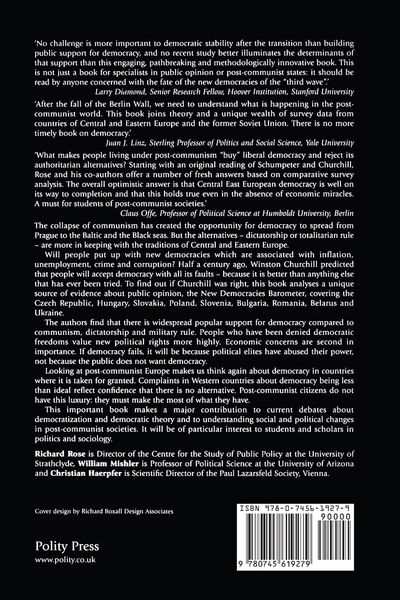 Produktbild: Democracy and Its Alternatives