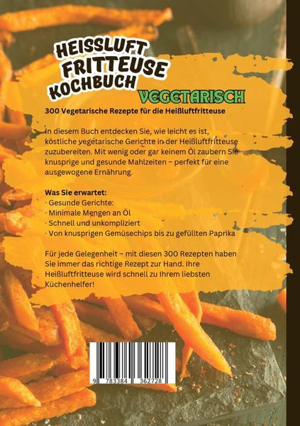 Produktbild: Hei&szlig;luftfritteuse Kochbuch Vegetarisch&mdash;300 Rezepte