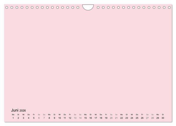 Produktbild: DIY Bastel-Kalender -Warme Pastell Farben- Zum Selbstgestalten (Wandkalender 2026 DIN A4 quer), CALVENDO Monatskalender