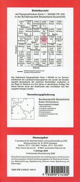 Produktbild: Schwäbisch Gmünd  1 : 100 000