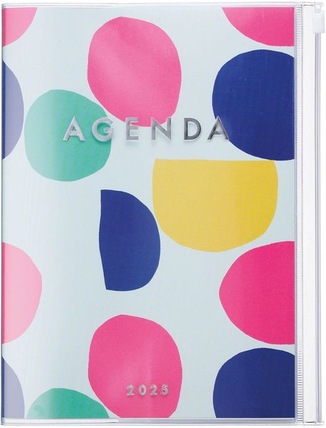 MARK'S 2024/2025 Taschenkalender A5 vertikal, Dots, Mint