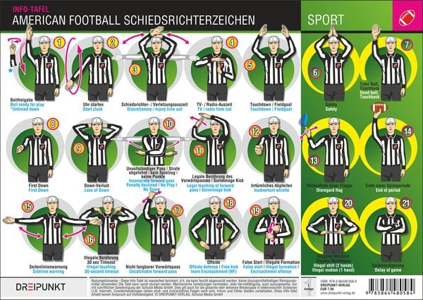 Produktbild: American Football Schiedsrichterzeichen