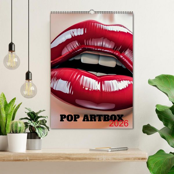 Produktbild: Pop Artbox (Wandkalender 2026 DIN A2 hoch), CALVENDO Monatskalender