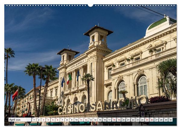 Produktbild: Die Italienische Riviera - Ligurien (hochwertiger Premium Wandkalender 2026 DIN A2 quer), Kunstdruck in Hochglanz