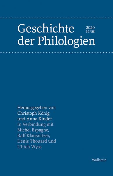 Produktbild: Geschichte der Philologien