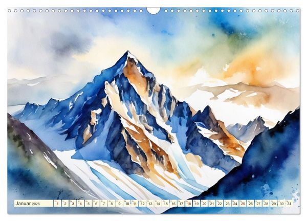 Produktbild: Sehnsucht Berge (Wandkalender 2026 DIN A3 quer), CALVENDO Monatskalender