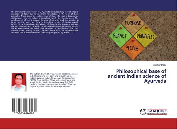 Produktbild: Philosophical base of ancient indian science of Ayurveda