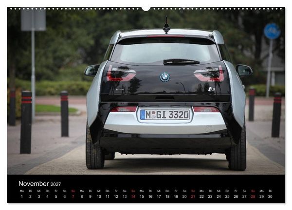 Produktbild: BMW i3 (Wandkalender 2027 DIN A2 quer), CALVENDO Monatskalender