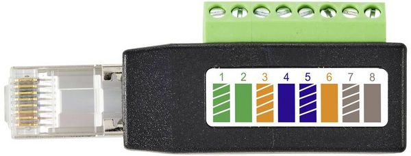 Produktbild: TRU COMPONENTS TC-11503196 TC-RJ45-TB Verbinder RJ-45 1St.