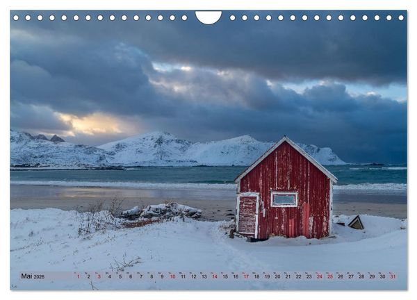 Produktbild: Lofoten ...ein Wintertraum (Wandkalender 2026 DIN A4 quer), CALVENDO Monatskalender