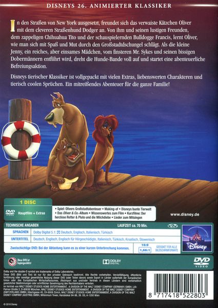 Produktbild: Oliver & Co. - Disney Classics