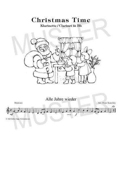 Produktbild: Christmas Time f&uuml;r Klarinette und Klavier