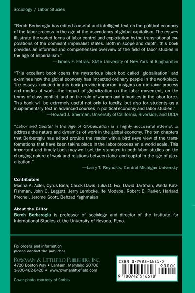 Produktbild: Labor and Capital in the Age of Globalization