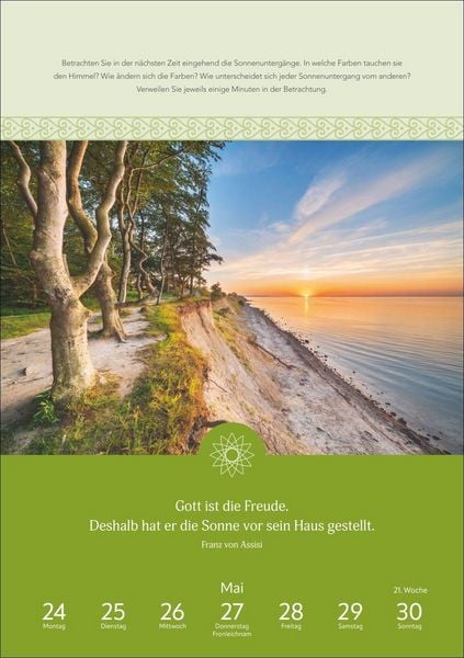 Produktbild: Wege der Achtsamkeit Wochen-Kulturkalender 2027 - Anregungen f&uuml;r jede Woche