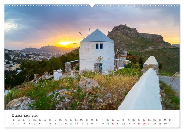 Produktbild: Leros - die Insel der G&ouml;ttin Artemis (hochwertiger Premium Wandkalender 2026 DIN A2 quer), Kunstdruck in Hochglanz