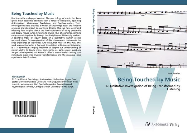 Produktbild: Being Touched by Music