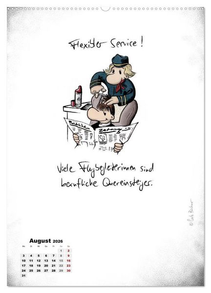 Produktbild: NEUES JAHR, NEUER SPASS... (Wandkalender 2026 DIN A2 hoch), CALVENDO Monatskalender
