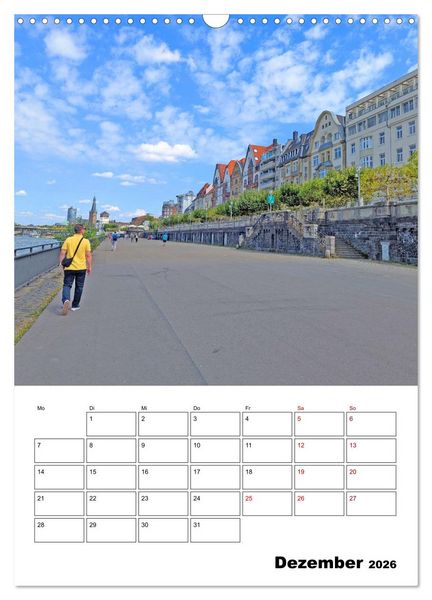 Produktbild: K&ouml;ln und D&uuml;sseldorf - Stadtmomente am Rhein (Wandkalender 2026 DIN A3 hoch), CALVENDO Monatskalender