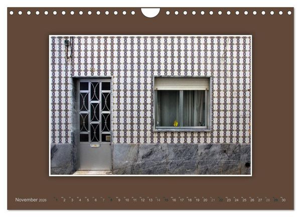 Produktbild: Azulejo-Fassaden in Portugal (Wandkalender 2026 DIN A4 quer), CALVENDO Monatskalender