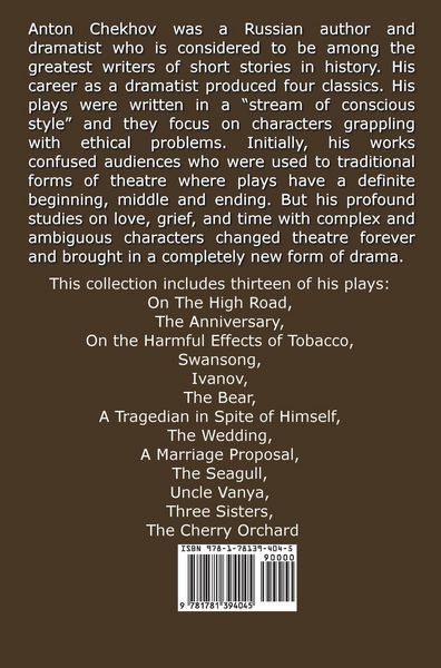 Produktbild: Thirteen Plays by Anton Chekhov, Includes on the High Road, the Anniversary, on the Harmful Effects of Tobacco, Swansong, Ivanov, the Bear, a Tragedia