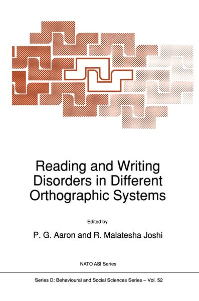 Produktbild: Reading and Writing Disorders in Different Orthographic Systems