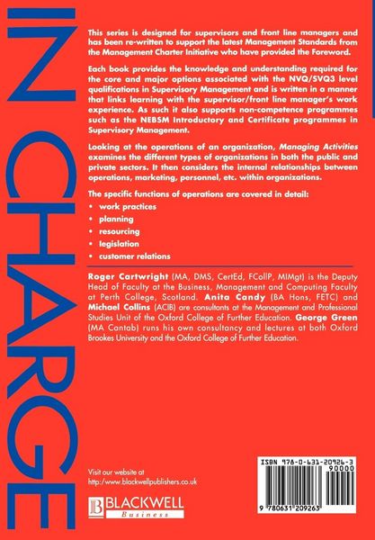 Produktbild: Managing Activities