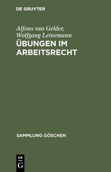 Produktbild: &Uuml;bungen im Arbeitsrecht