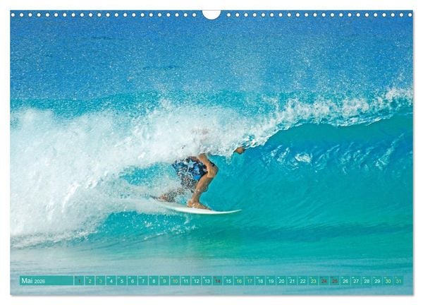 Produktbild: Surfen: Die perfekte Welle finden - Edition Funsport (Wandkalender 2026 DIN A3 quer), CALVENDO Monatskalender