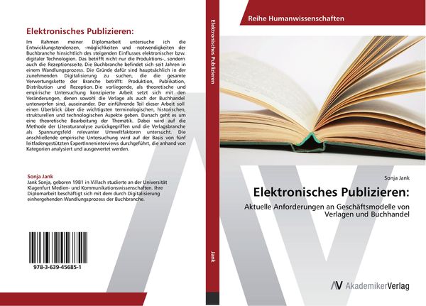 Produktbild: Elektronisches Publizieren: