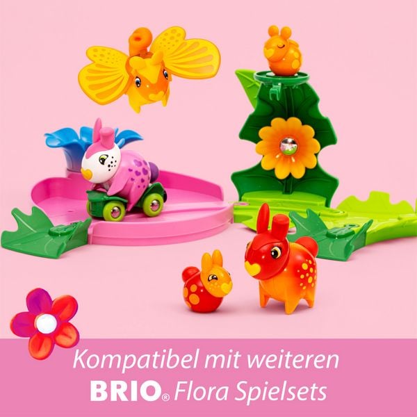 Produktbild: BRIO Flora - 36216 Zinnia & Peach | Spielfiguren f&uuml;r endlosen fantasievollen Spielspa&szlig; f&uuml;r M&auml;dchen und Jungen ab 3 Jahren - wundersch&ouml;nes Geschenk