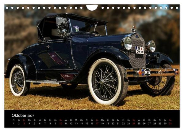 Produktbild: Faszination Oldtimer und Autolegenden (Wandkalender 2027 DIN A4 quer), CALVENDO Monatskalender