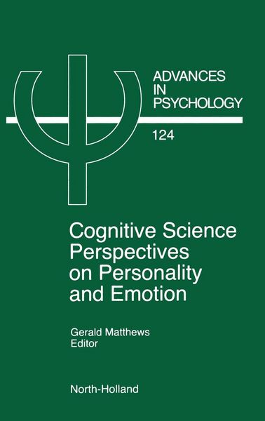 Produktbild: Cognitive Science Perspectives on Personality and Emotion