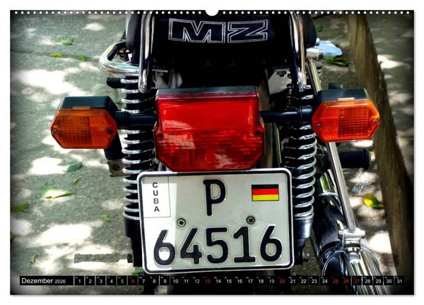 Produktbild: Motorrad-Legenden - MZ (Wandkalender 2026 DIN A2 quer), CALVENDO Monatskalender