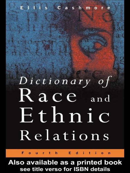 Produktbild: Dictionary of Race and Ethnic Relations