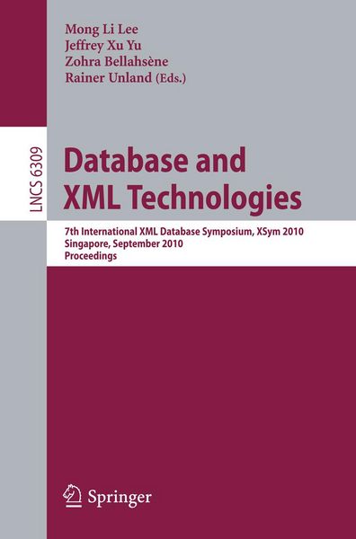 Produktbild: Database and XML Technologies