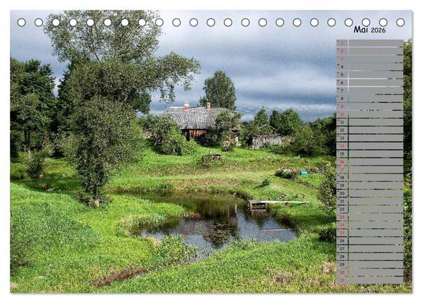 Produktbild: Lettland - Streifz&uuml;ge durch das mittlere Baltikum (Tischkalender 2026 DIN A5 quer), CALVENDO Monatskalender