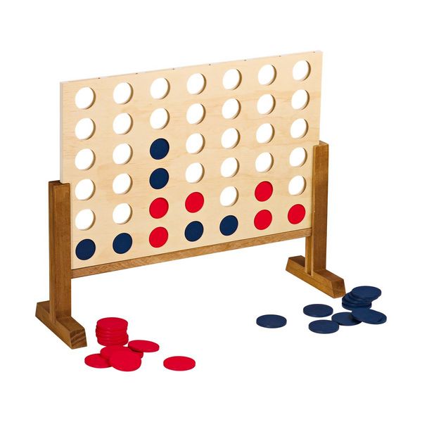 Produktbild: Idena Holzspiel 4 in einer Reihe XXL 45x56x17cm