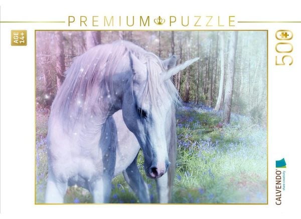 CALVENDO Puzzle Ein Motiv aus dem Kalender Magische Einhörner - märchenhafte Fabelwesen | 500 Teile Lege-Größe 48 × 36 cm Foto-Puzzle für Erwachsene