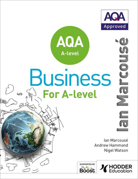 Produktbild: AQA Business for A Level (Marcous&eacute;)